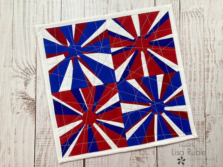 Firecracker Mini Quilt with HeatnBond Lite