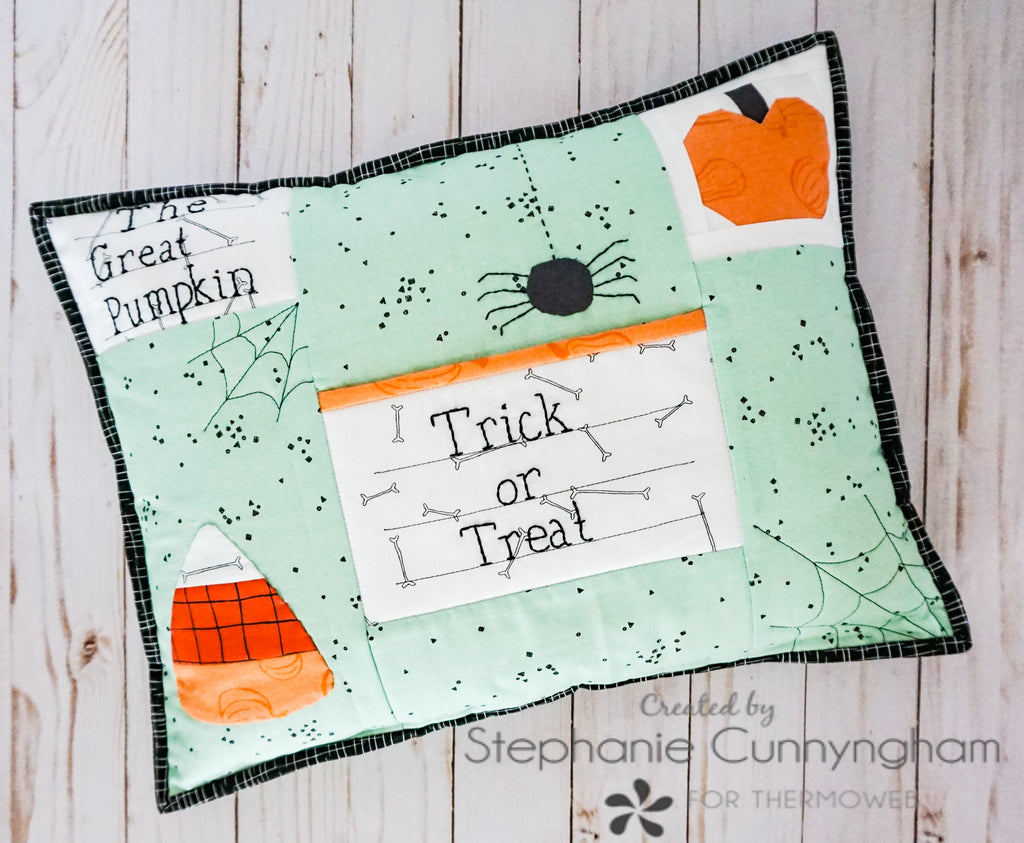 A Halloween Lovely Letters Pillow