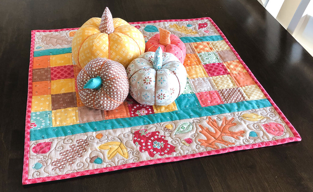 Fall Leaf Applique Mini Quilt
