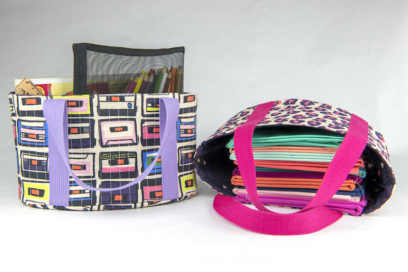 Mom and Me Mini Pouch Totes with HeatnBond Fusible Fleece