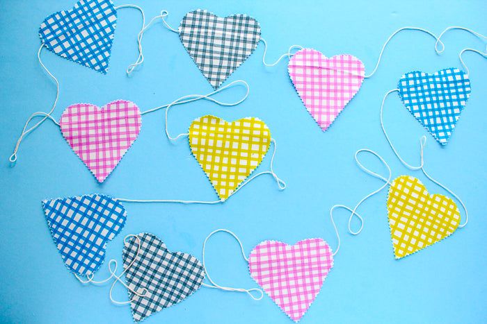 No-Sew HeatnBond Heart Bunting