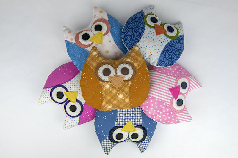 Mini Owl Softie Pattern with HeatnBond Lite Fusible Adhesive