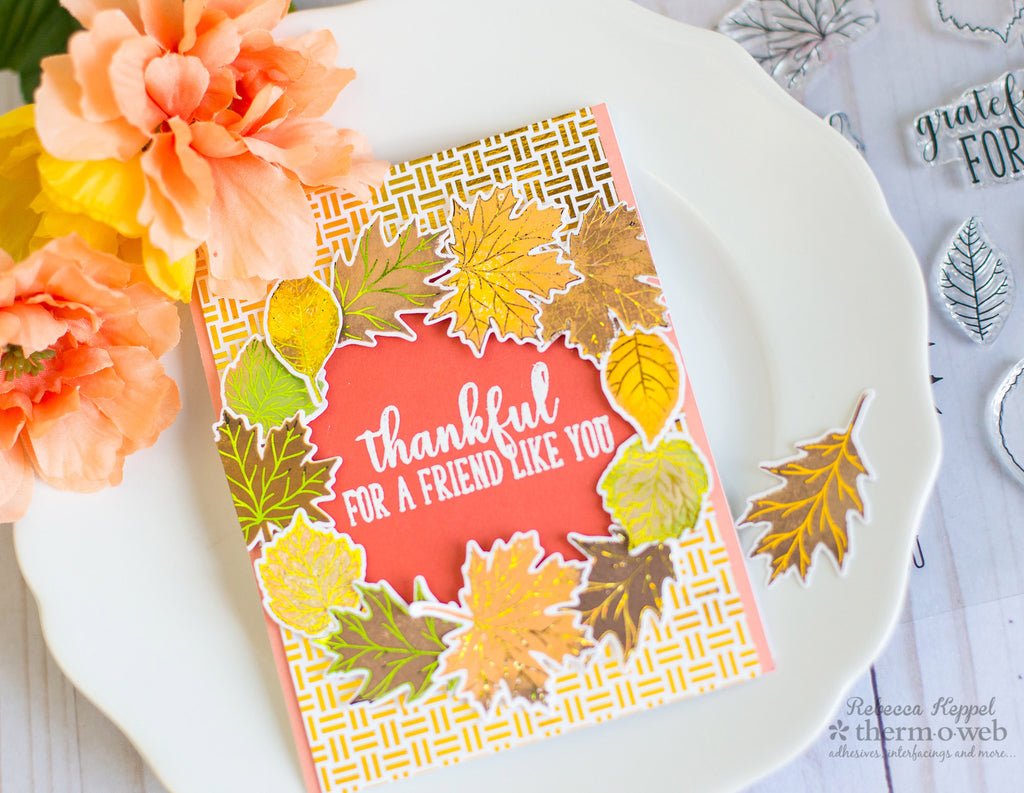 Thankful For Fall Gina K Designs StampnFoil Fall Cards