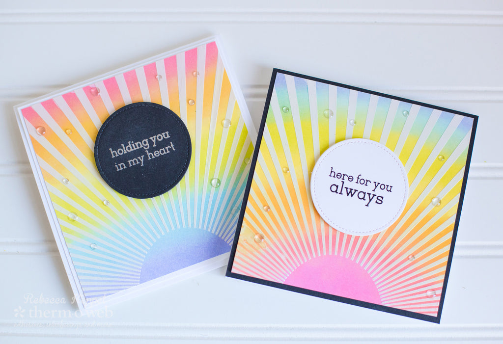 Inking over the BRAND NEW Deco Foil Metallix Gel