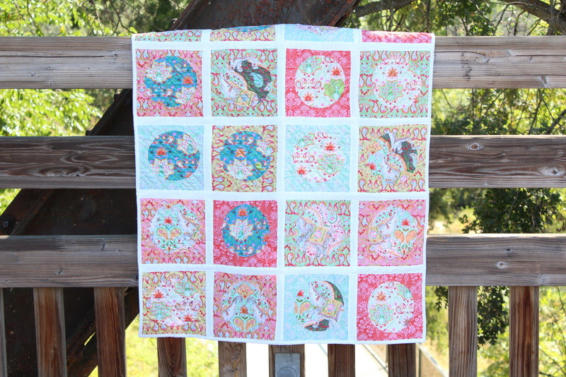 Reverse Applique Deco Foil Quilt Tutorial