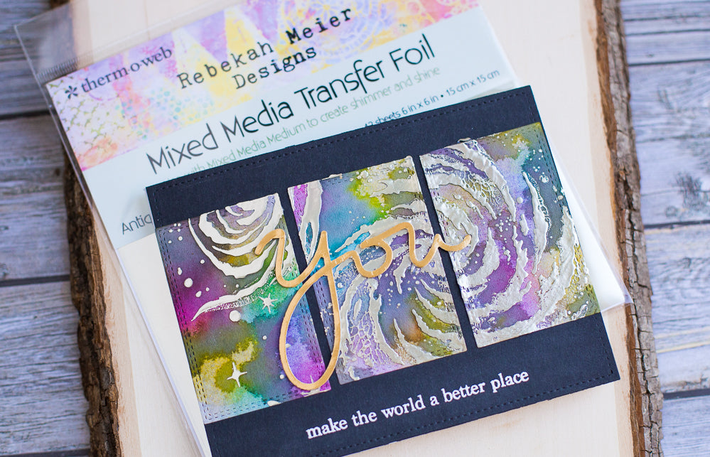Create a Unique Mixed Media Triptych Card