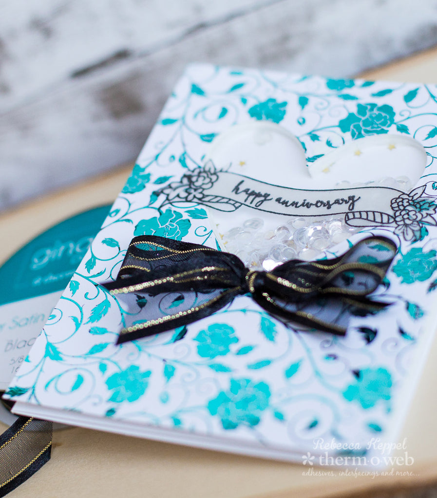 Gina K. Designs and Super Tape Shaker Anniversary Cards