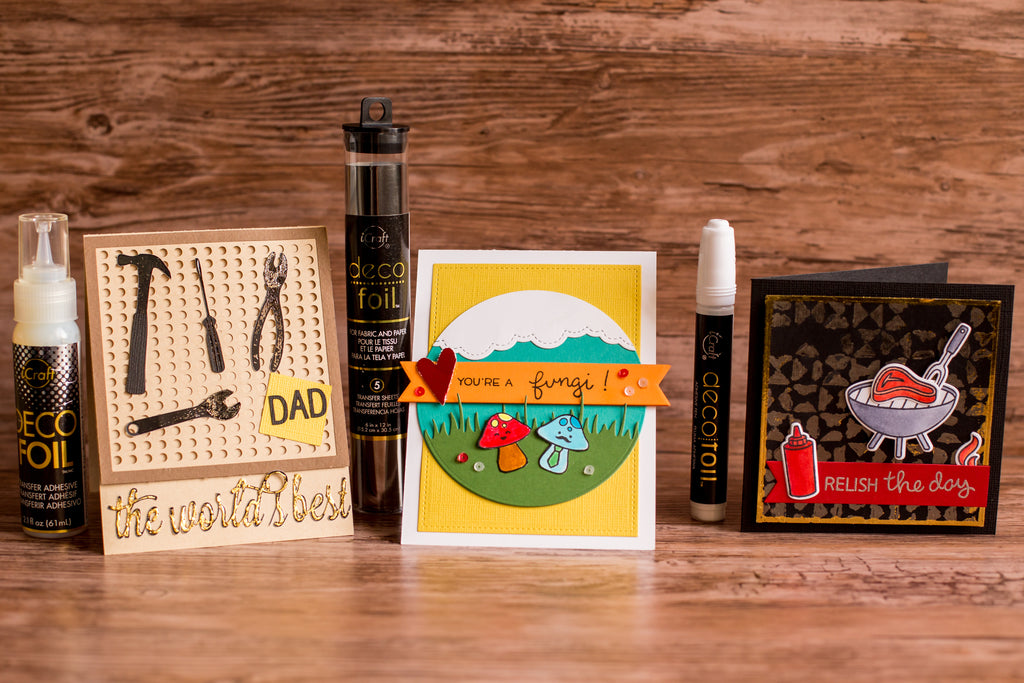 3 Ways to Use Deco Foils on Father's Day Cards