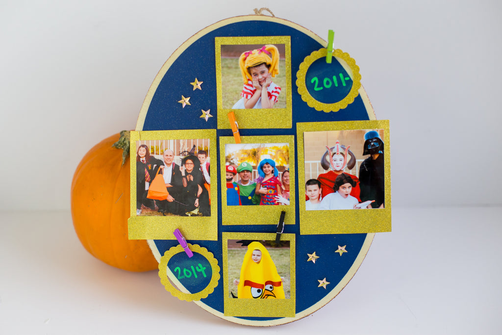 Decor of Halloweens Past with Glitter Dust