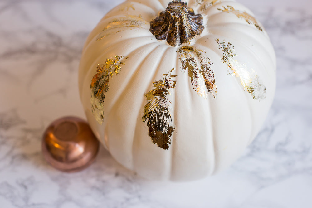 3 Ways to Glam Up Foam Pumpkins For Fall