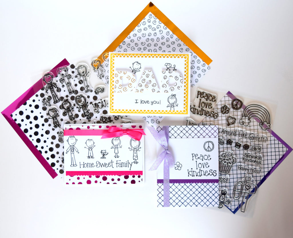 Foiled Kindness Cards with NEW Laura Kelly Products