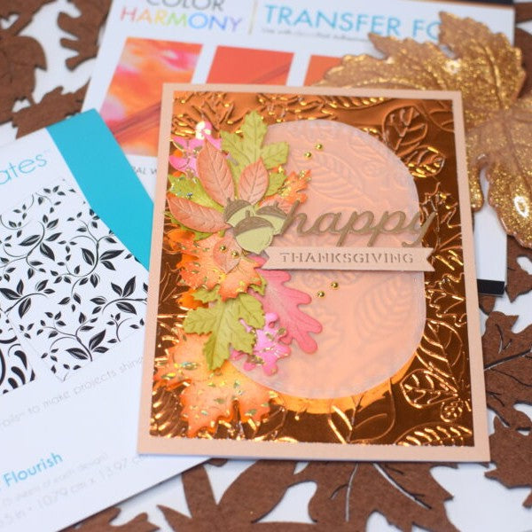 Thankful Cards with Toner Card Fronts & Deco Foil