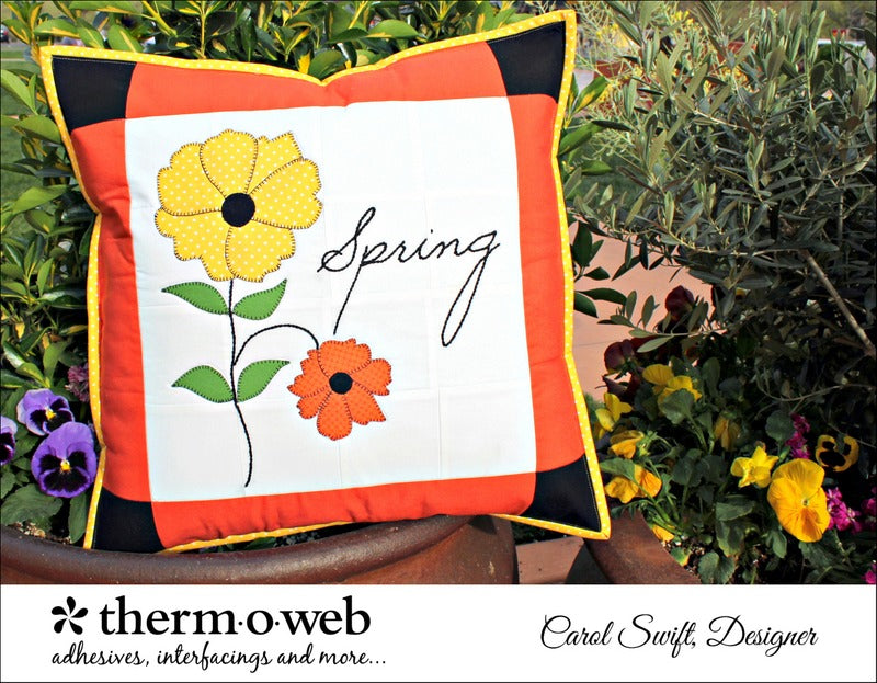 Bring On Spring Pillow with HeatnBond EZ Print Sheets