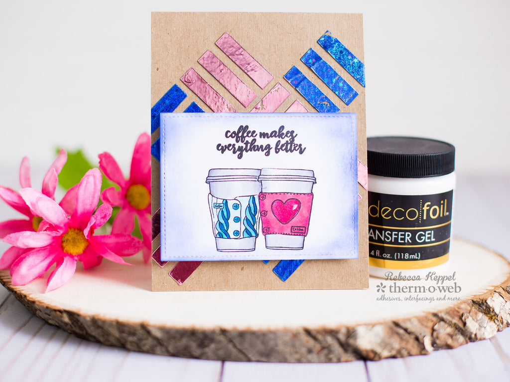 Create A Two-Tone Foiled Brutus Monroe Card Background
