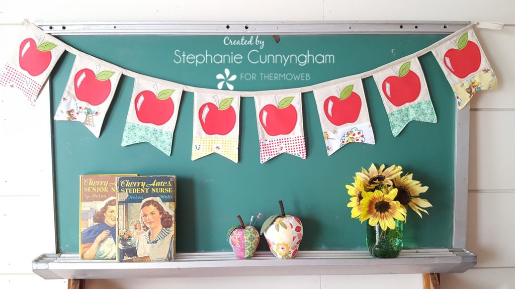 Freshly Picked Fabric Apple Banner