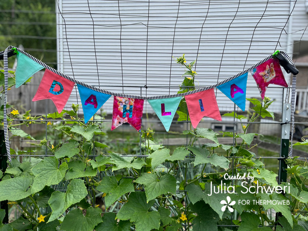 Fabric & Deco Foil Pennant Facebook Live