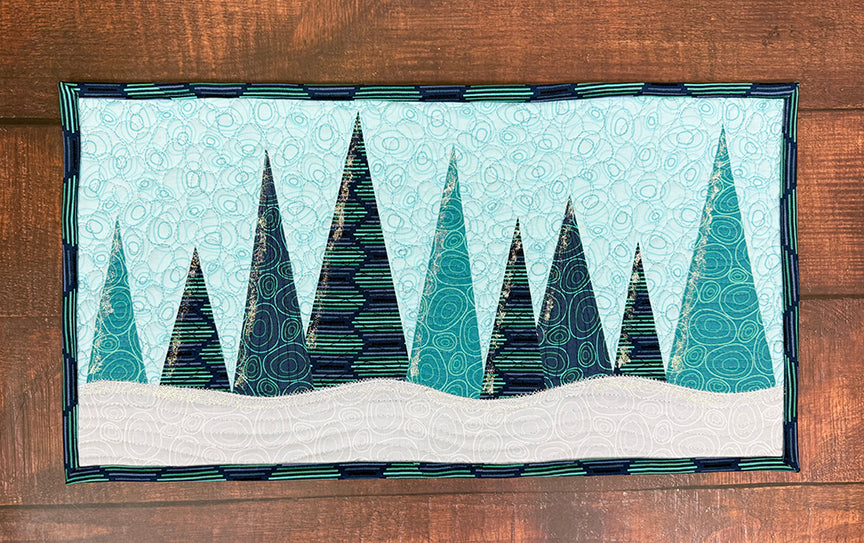 Winter Pines Topper