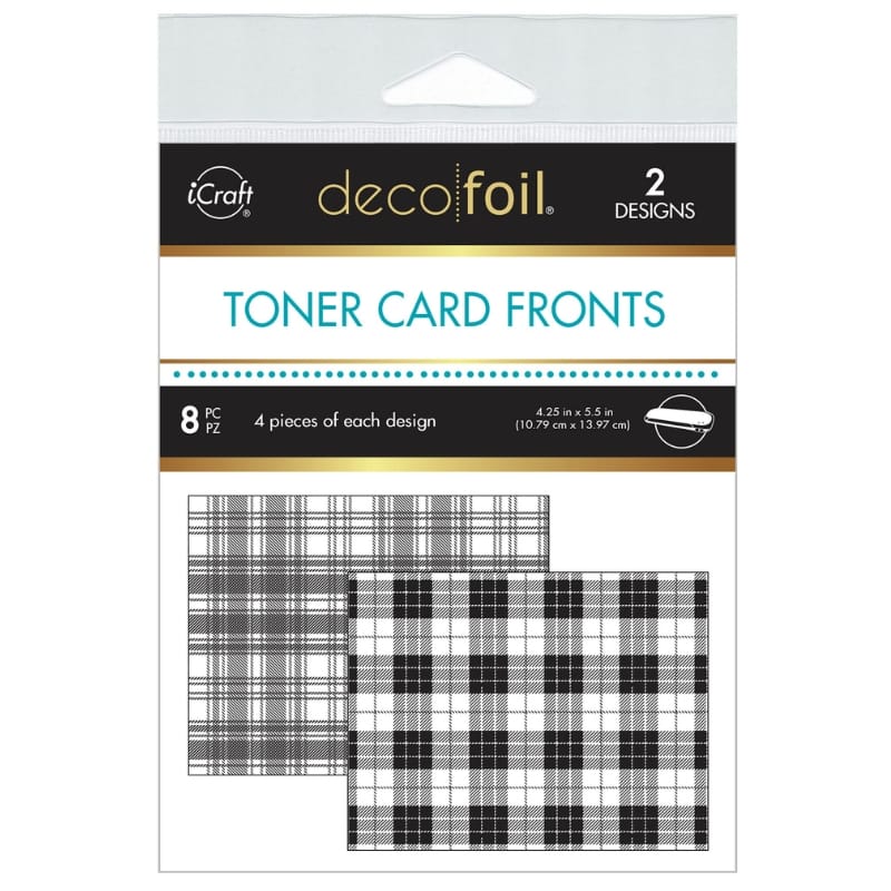 Deco Foil Toner Card Fronts - FOREVER FLANNEL