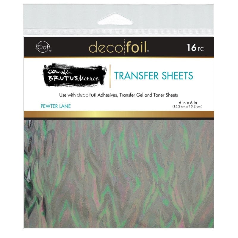 Brutus Monroe Foil Transfer Sheets, Pewter Lane – thermoweb.com