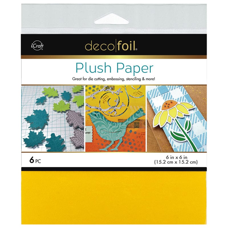 Therm O Web Deco Foil Plush Paper, Sunshine Yellow 5678