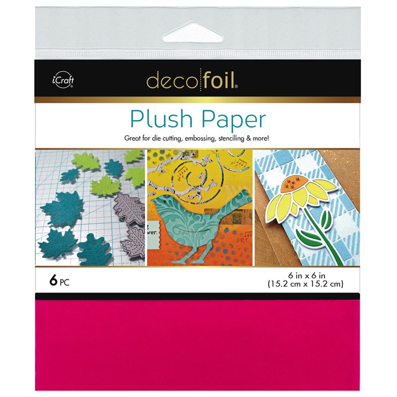 Therm O Web Deco Foil Plush Paper, Think Pink 5674