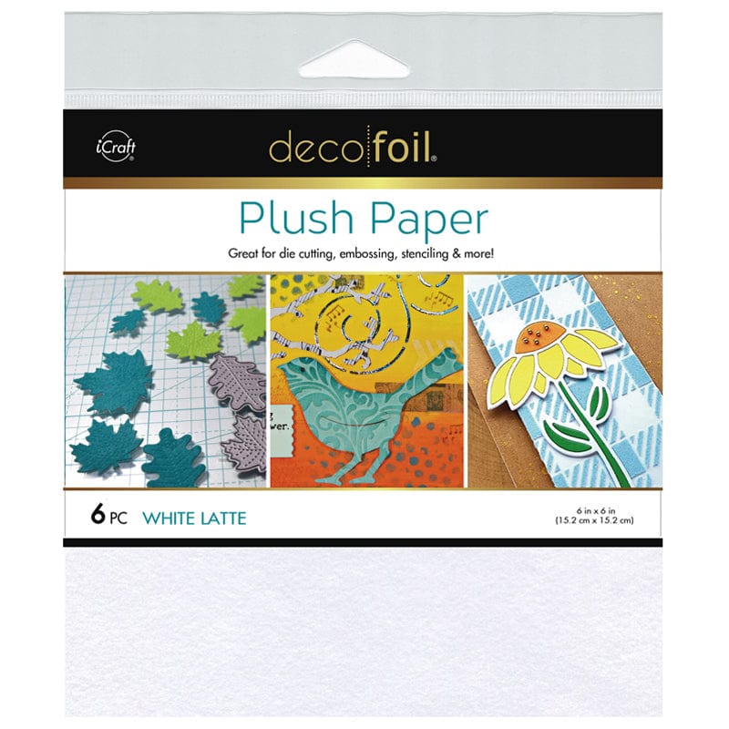 Therm O Web Deco Foil Plush Paper, White Latte 5670