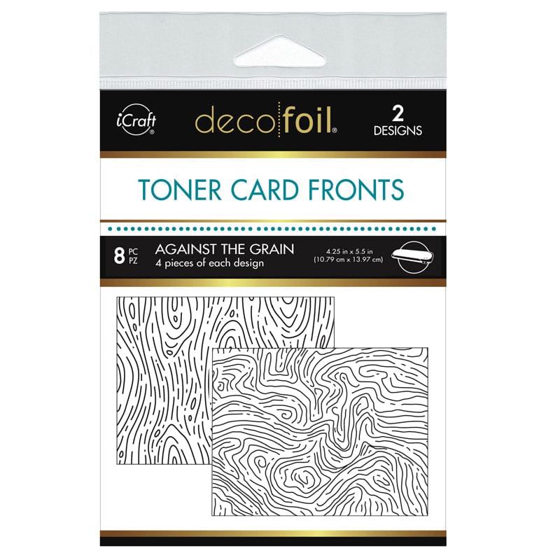Deco Foil Toner Card Fronts - Against the Grain
