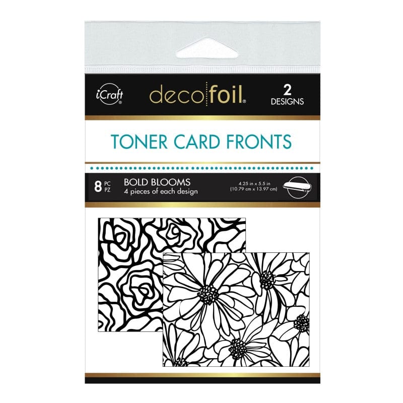 Therm O Web Deco Foil Toner Card Fronts - Bold Blooms 5687