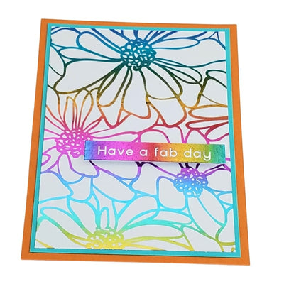 Therm O Web Deco Foil Toner Card Fronts - Bold Blooms 5687