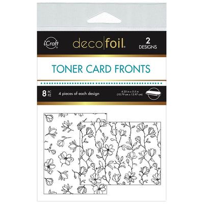 Therm O Web Deco Foil Toner Card Fronts - Delicate Magnolias 5717