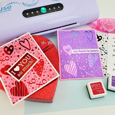 Therm O Web Deco Foil Toner Card Fronts - Heart to Heart 5729