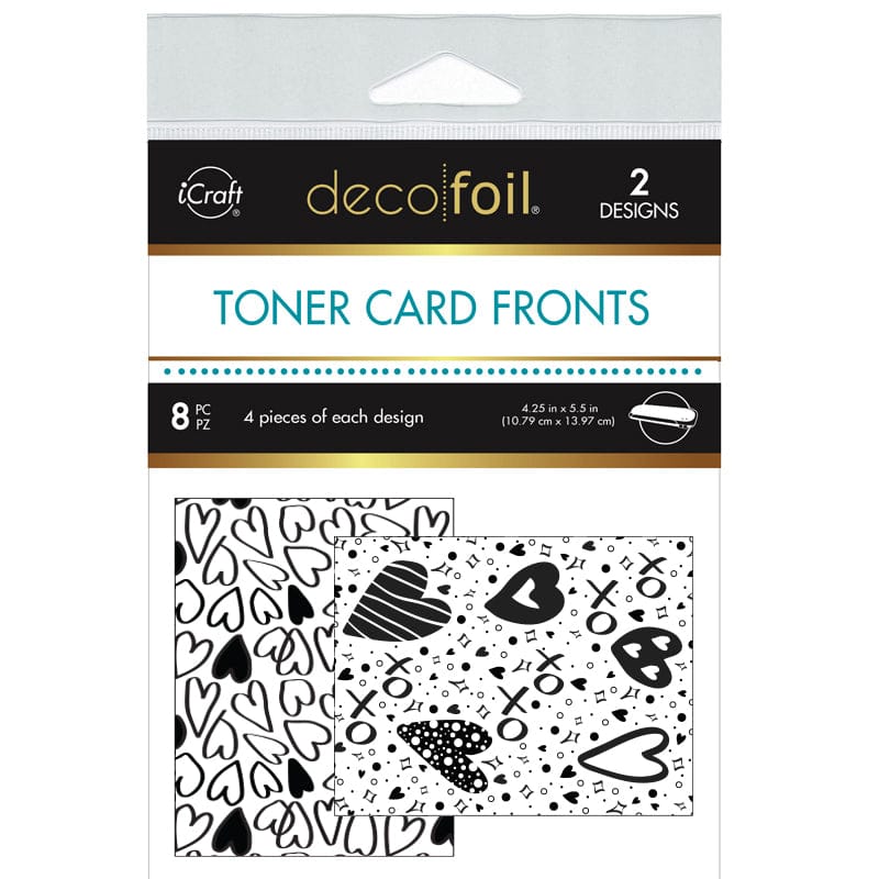 Therm O Web Deco Foil Toner Card Fronts - Heart to Heart 5729