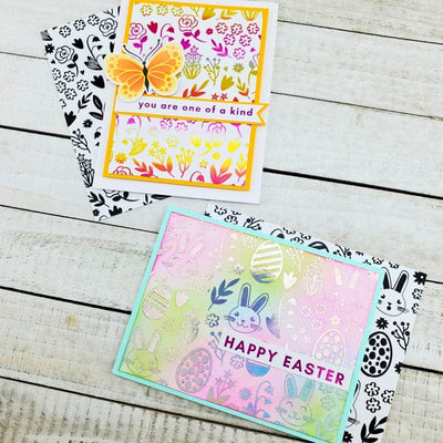 Therm O Web Deco Foil Toner Card Fronts - HOPPY SPRING 5732`