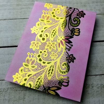 Therm O Web Deco Foil Toner Card Fronts - Lavish Lace 5667