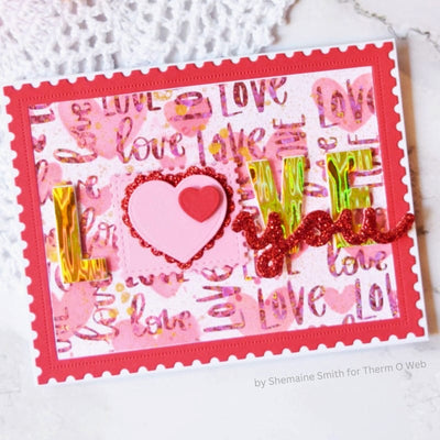 Therm O Web Deco Foil Toner Card Fronts - Love All Ways 5707