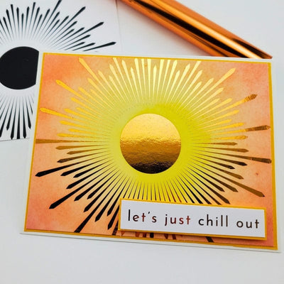 Therm O Web Deco Foil Toner Card Fronts - Ray of Sunshine 5722