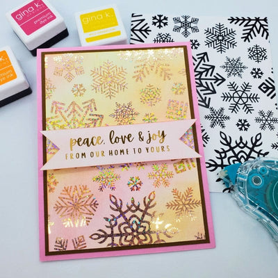 Therm O Web Deco Foil Toner Card Fronts - Winter Sparkle 5704