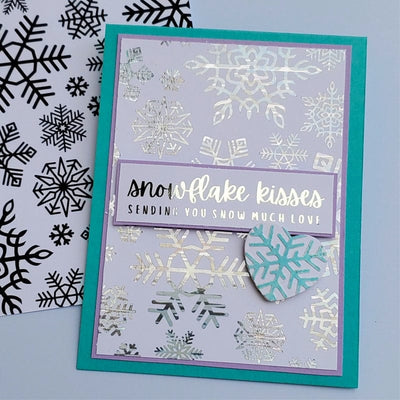 Therm O Web Deco Foil Transfer Sheets 6 in x 6 in (12 sheets) - Icy 5697