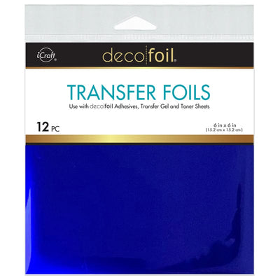 Therm O Web Deco Foil Transfer Sheets 6 in x 6 in (12 sheets) - Indigo Dreams 5711
