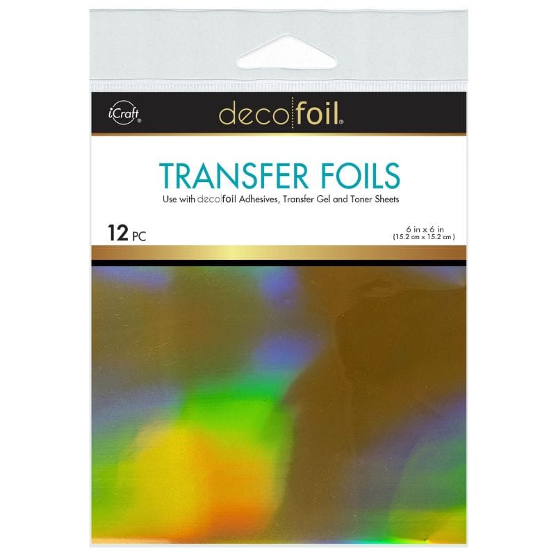 Deco Foil Transfer Sheets 6 in x 6 in (12 sheets) - ROYAL CARRIAGE ...