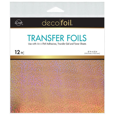 Therm O Web Deco Foil Transfer Sheets 6 in x 6 in (12 sheets) - Sparkling Cider 5700