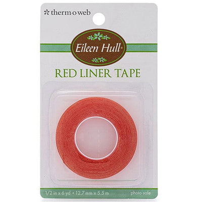 Therm O Web Eileen Hull Red Liner Tape, 1/2", Clear 19092