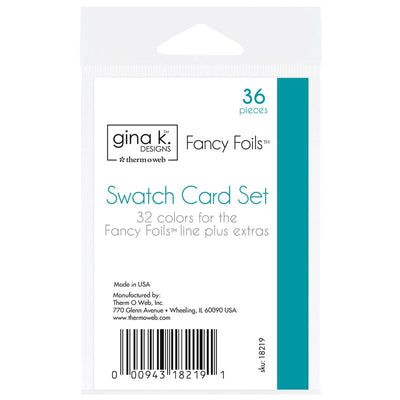 Therm O Web Gina K. Designs Fancy Foil Swatch Card Set 18219