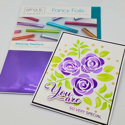 Therm O Web Gina K. Designs Fancy Transfer Foil, Amazing Amethyst 18217