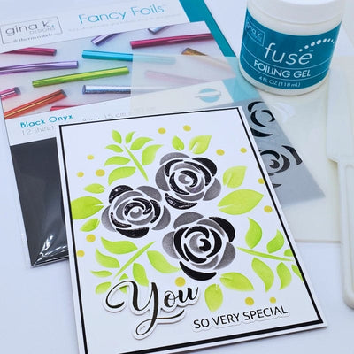 Therm O Web Gina K. Designs Fancy Transfer Foil, Black Onyx 18218