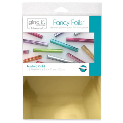 Therm O Web Gina K. Designs Fancy Transfer Foil, Brushed Gold (Matte Finish) 18238