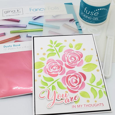 Therm O Web Gina K. Designs Fancy Transfer Foil, Dusty Rose (matte finish) 18216