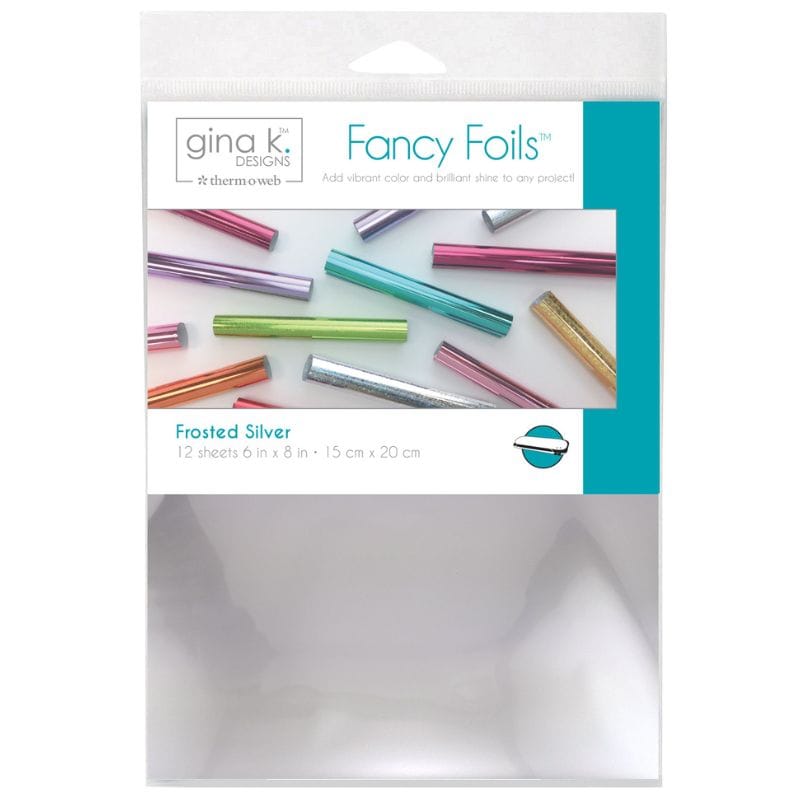 Therm O Web Gina K. Designs Fancy Transfer Foil, Frosted Silver (Matte Finish) 18239
