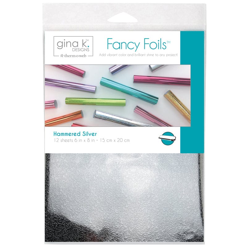 Therm O Web Gina K. Designs Fancy Transfer Foil, Hammered Silver 18235
