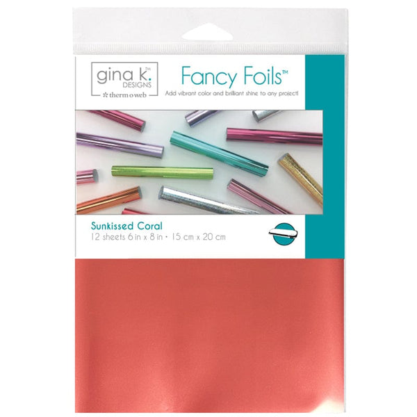 Gina K. Designs Fancy Transfer Foil, SUNKISSED CORAL (matte finish